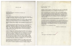 Archive Regarding the Use of the Word ''Damn'' in ''Gone With the Wind'' -- Includes Letter From David O. Selznick to Will Hays, Architect of the Hays Code, & Also Memo From Selznick Entitled ''DAMN''